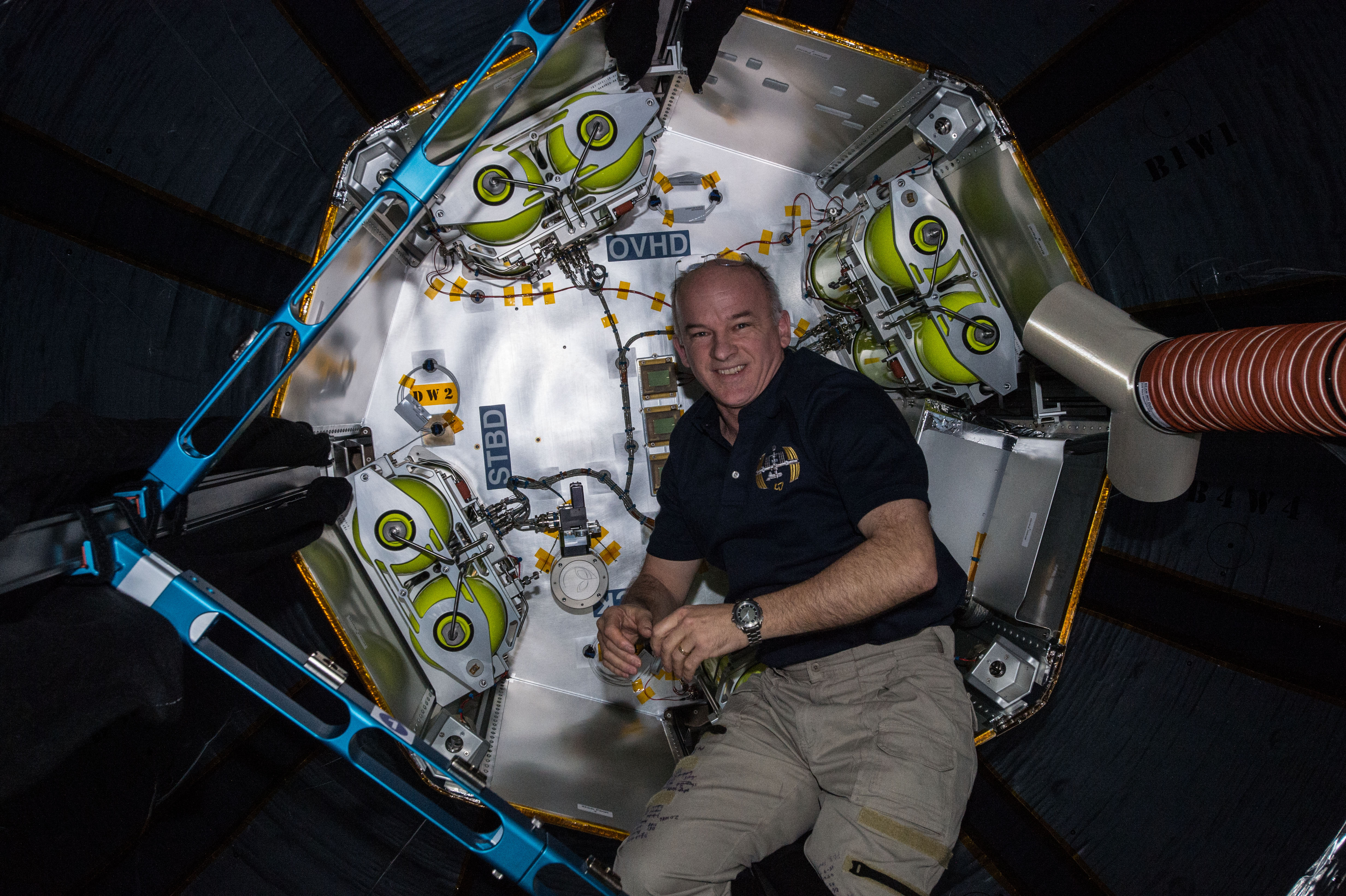 Jeff Williams nel modulo BEAM (C) NASA