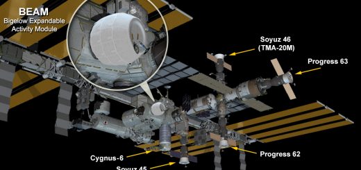 La posizione di BEAM nel complesso della ISS - (C) NASA