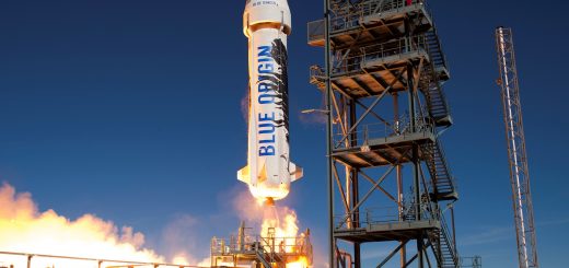 Uno dei decolli di New Shepard Credits: Blue Origin