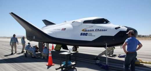 Il Dream Chaser in preparazione sulla pista. Credits: Sierra Nevada Corporation