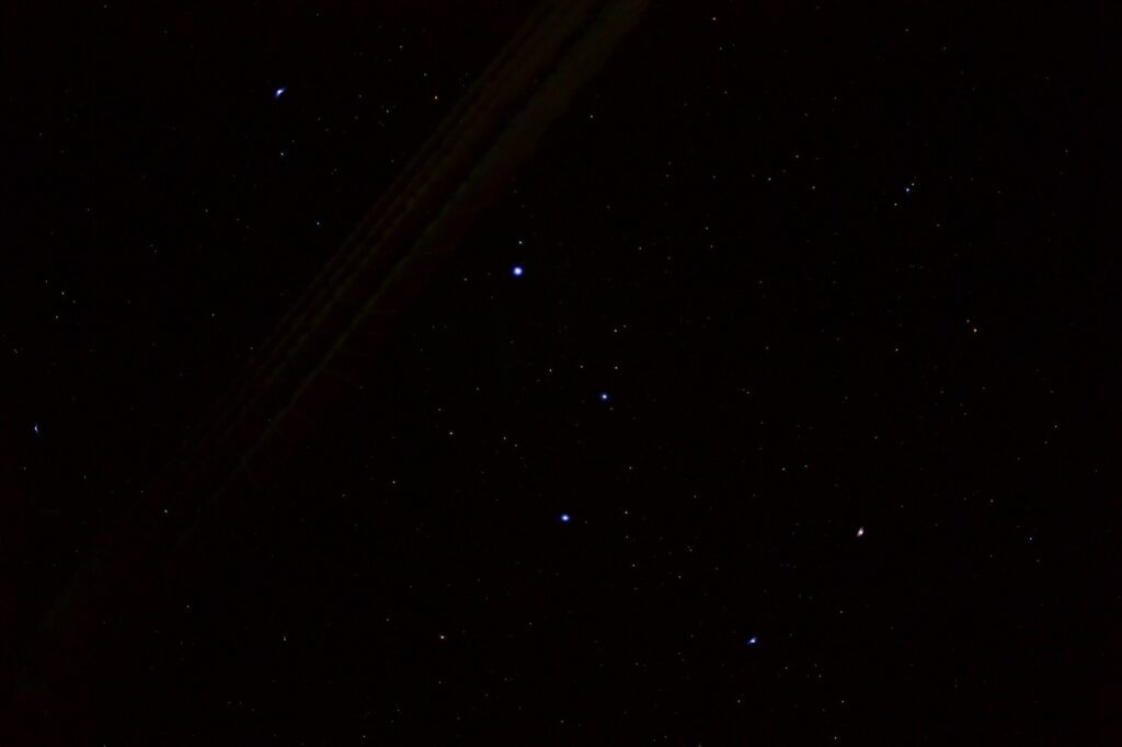 Le stelle del Grande Carro fotografate da Samantha Cristoforetti dalla ISS. Credit: ESA/NASA.