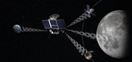 Rappresentazione grafica della missione di Lunar Pathfinder