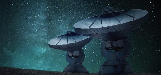 Immagine solo illustrativa di un sistema di comunicazione lunare. Credits: Pixabay