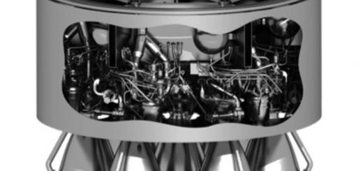 Immagine artistica della configurazione di volo di Prometheus. Crediti: ESA