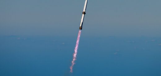 Il lanciatore NG-2 appena dopo il lancio il 13 novembre 2025. Crediti: Blue Origin